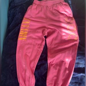 pink nirvana sweatpants